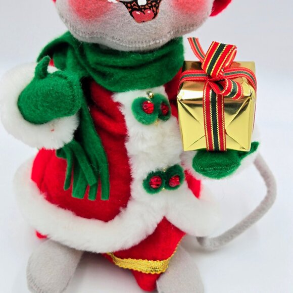 Annalee Mrs. Elegant Mouse 2008 Mobilitee Christmas Figure Read - Picture 5 of 14